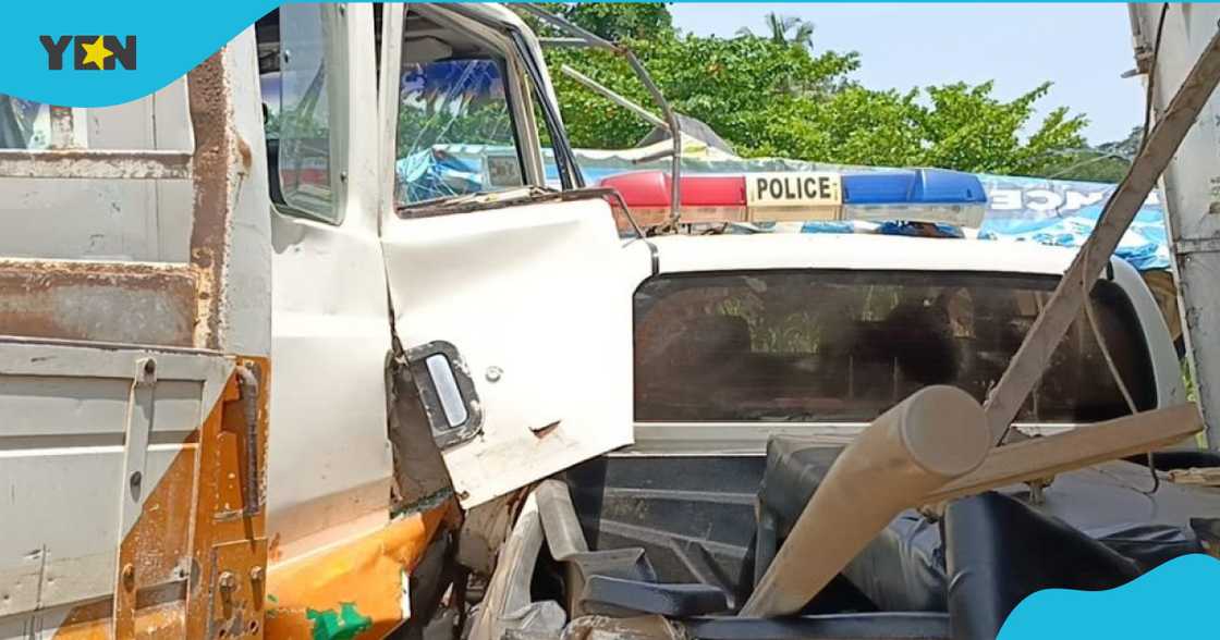 Police Officer Dead After Truck Crashes Into Vehicle At Gomoa Police Officer Dead After Truck Crashes Into Vehicle At Gomoa