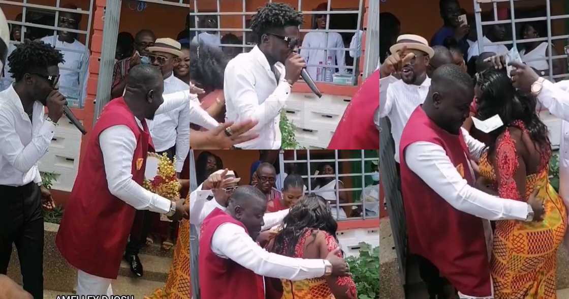 Dr Pounds: Kuami Eugene Surprises Hitz FM Presenter At His Wedding; Video Drops