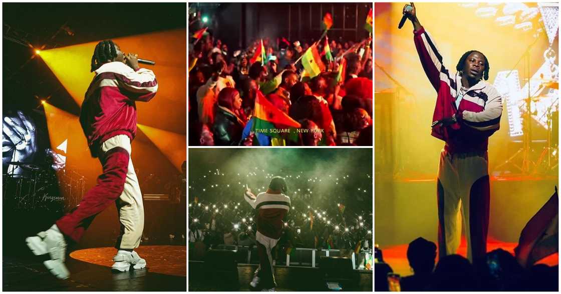 Stonebwoy's performance in New York Stonebwoy's performance in New York