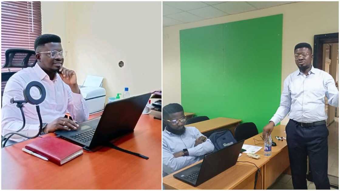 Akerele Oluwasogo meets old classmate Akerele Oluwasogo meets old classmate