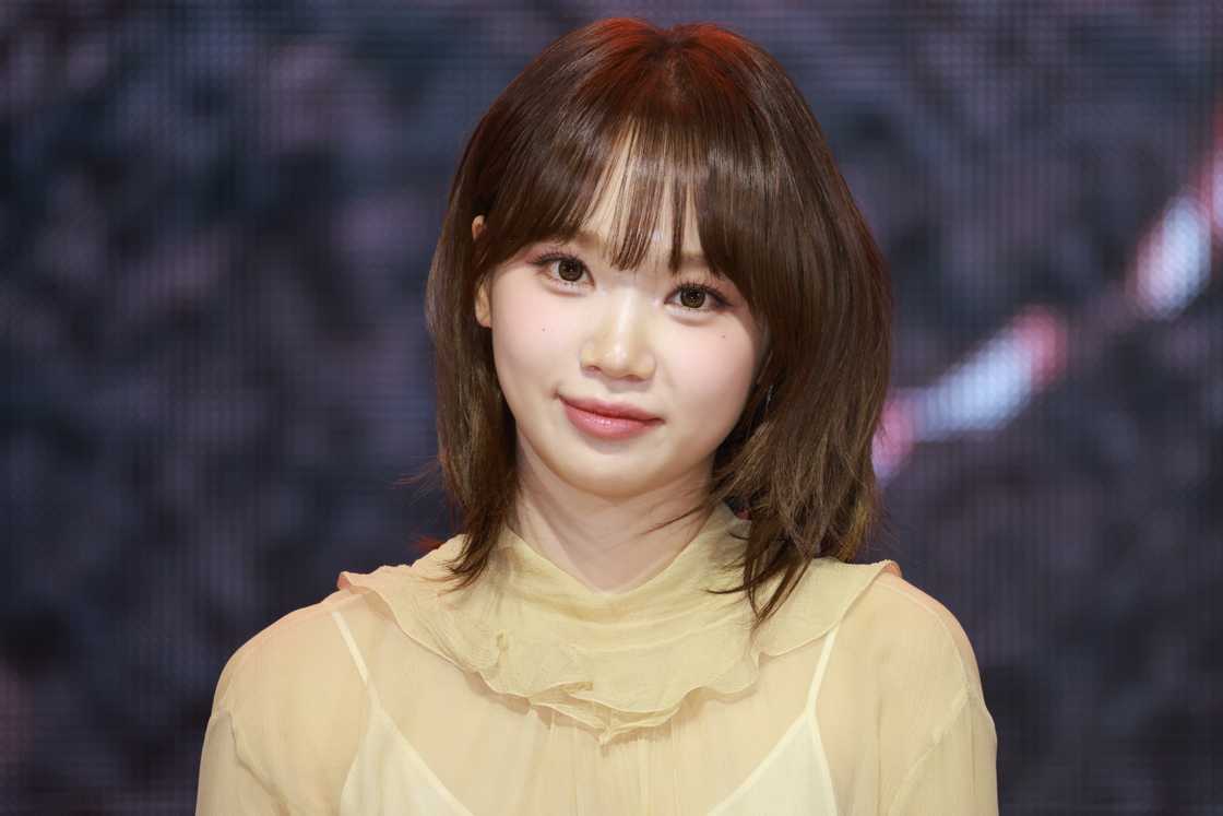 Kim Chae-won attends LE SSERAFIM's 5th mini album 'HOT' media showcase Kim Chae-won attends LE SSERAFIM's 5th mini album 'HOT' media showcase