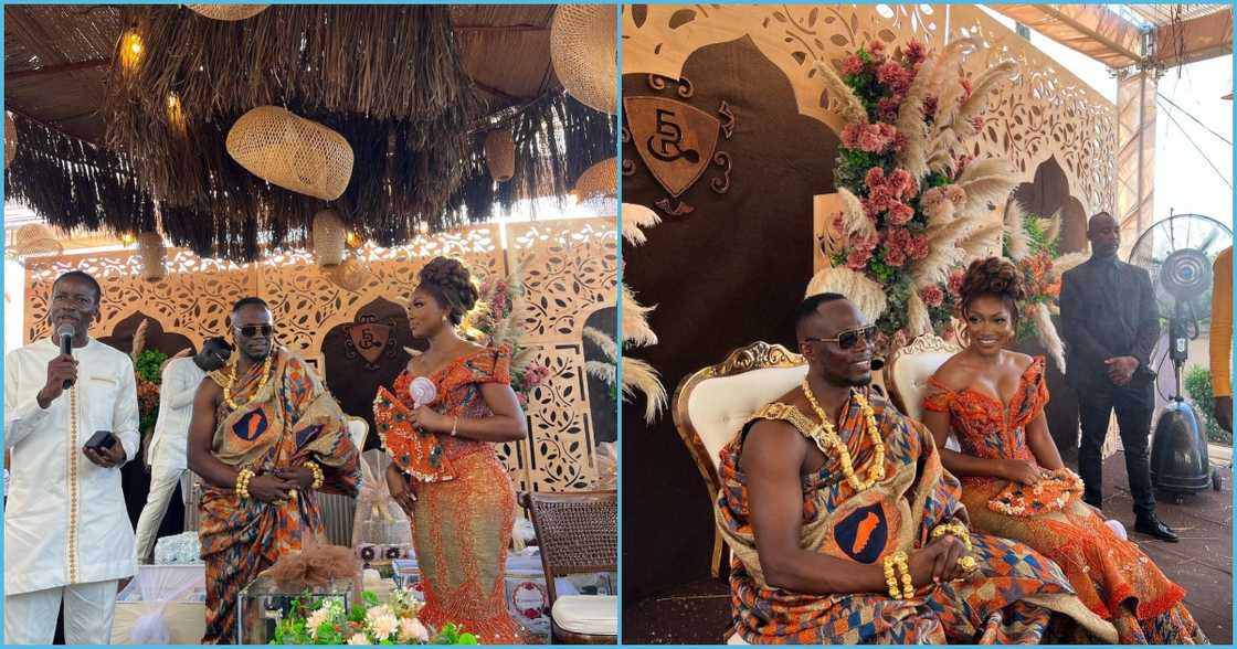Photo of Agyemang Badu and wife Photo of Agyemang Badu and wife