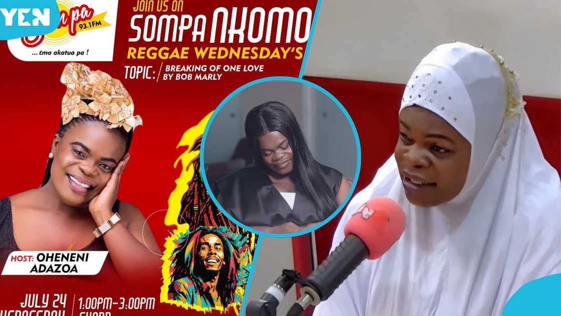 Sompa FM's Oheneni Adadzoa told Delay she is childless Sompa FM's Oheneni Adadzoa told Delay she is childless