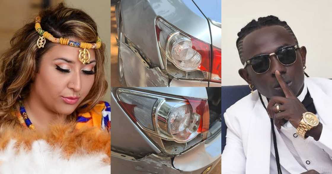 Patapaa and wife Liha Miller involved in accident; photos and video drop Patapaa and wife Liha Miller involved in accident; photos and video drop