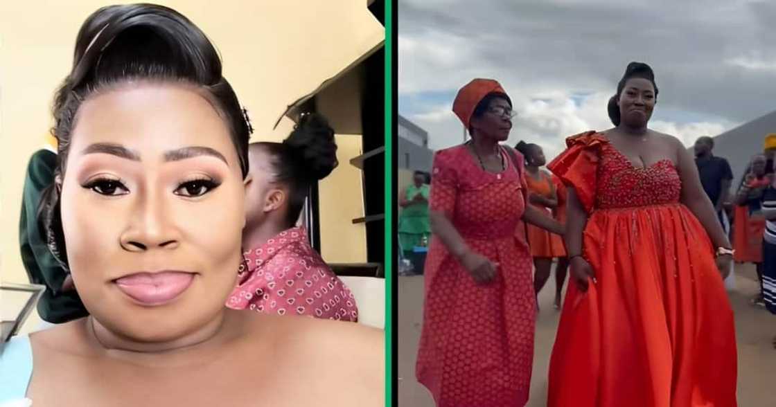 A beautiful bond between a bride and her mother-in-law is seen in a TikTok video.