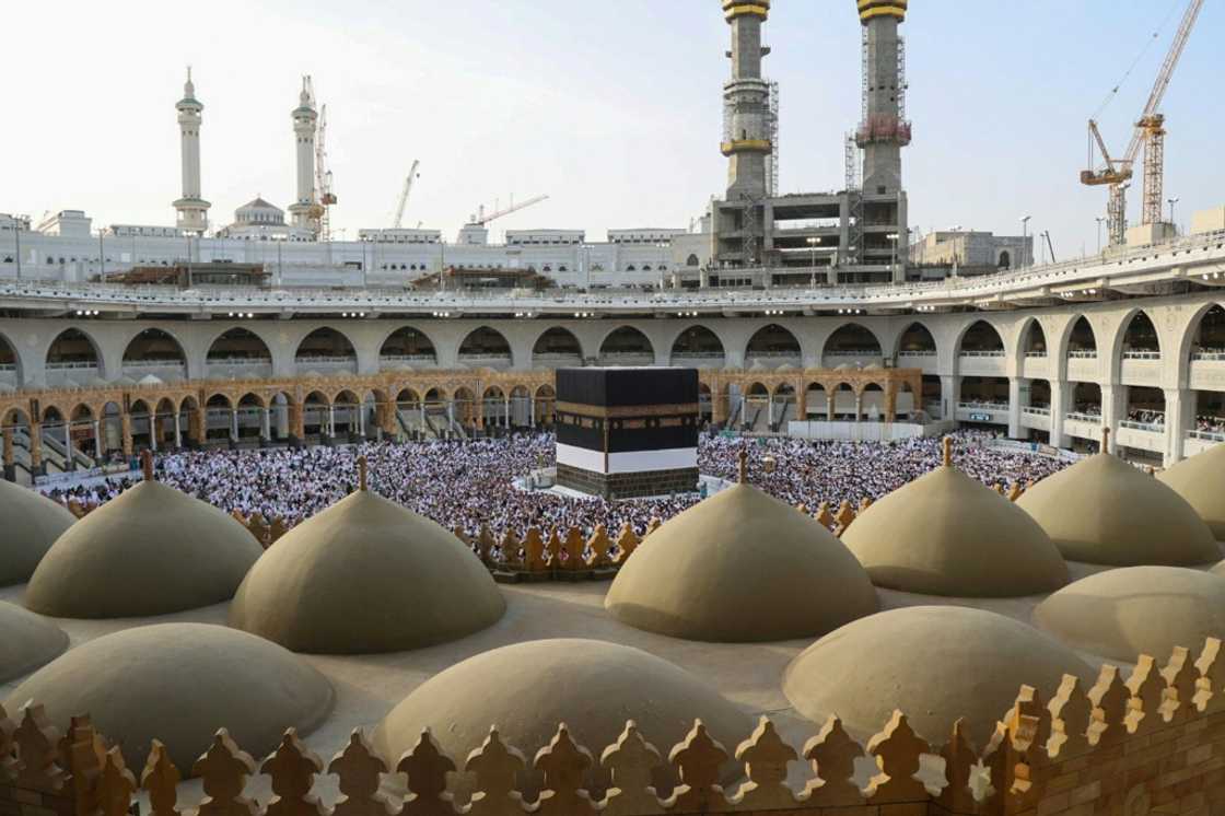 For two years pilgrims not already in Saudi Arabia were barred because of Covid pandemic curbs