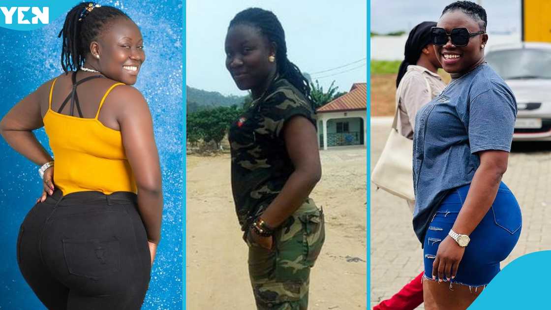 Afia Pokua's throwback photos have emerged have Manhyia Palace appearance