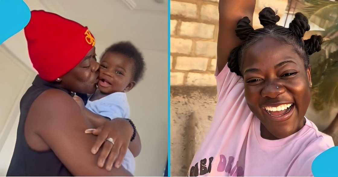 Asantewaa, Ghana TikTok, Motherly love, Child birth, Adorable baby