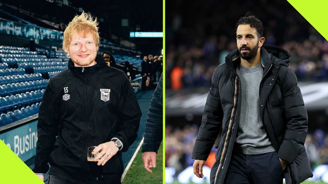 Ed Sheeran angered Manchester United fans when he interrupted Ruben Amorim's interview Ed Sheeran angered Manchester United fans when he interrupted Ruben Amorim's interview
