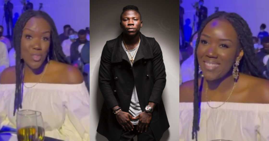 I'll beat you oh - Stonebwoy's wife Dr Louisa shies away from camera but glows in flawless makeup video