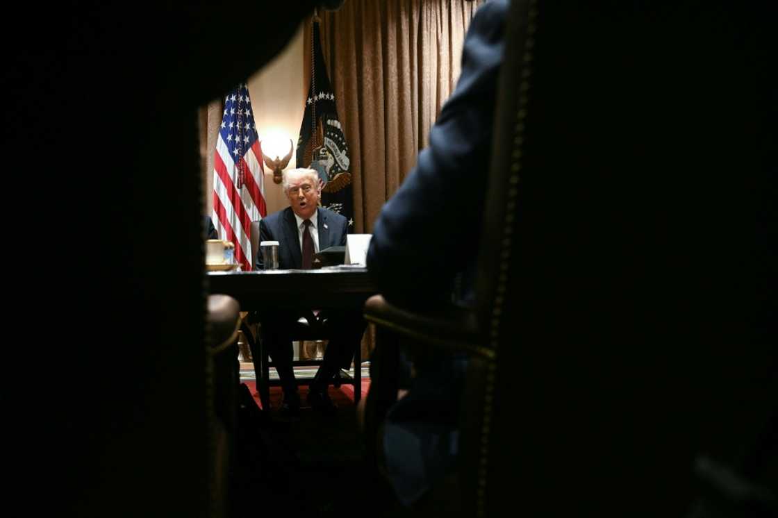 US President Donald Trump holds cabinet meeting US President Donald Trump holds cabinet meeting