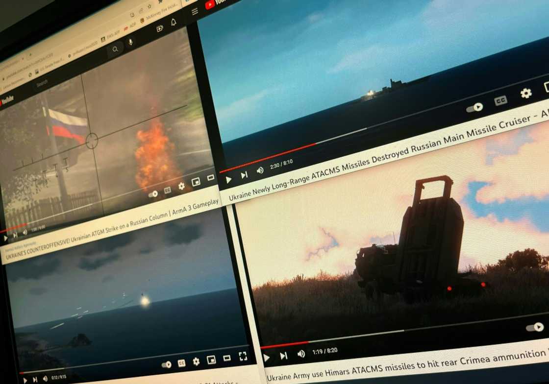 Footage from the war-themed Arma 3 video game, often marked "live" or "breaking news" to make it appear genuine, has been used repeatedly in recent months in fake videos about the Russian offensive in Ukraine