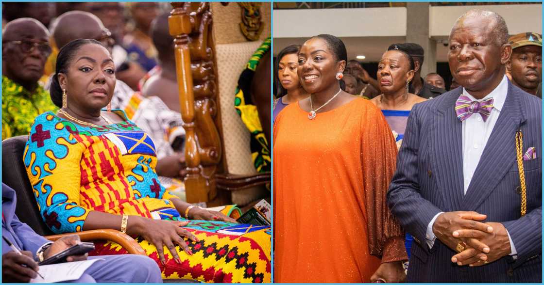 Photo of Lady Julia and Asantehene Photo of Lady Julia and Asantehene