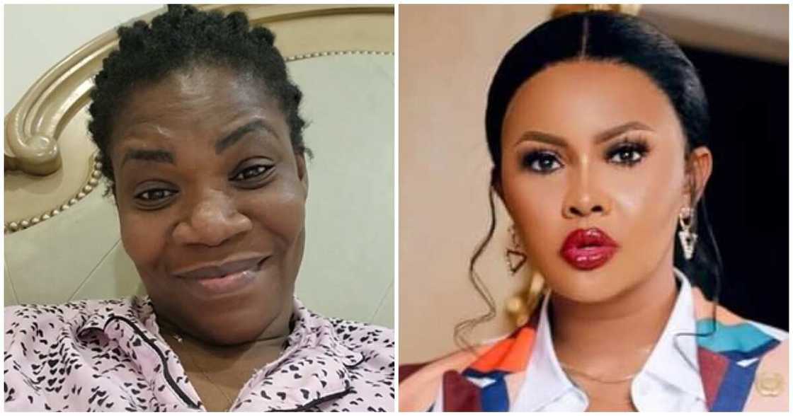 Photo of Ghanaian fan and Nana McBrown Photo of Ghanaian fan and Nana McBrown