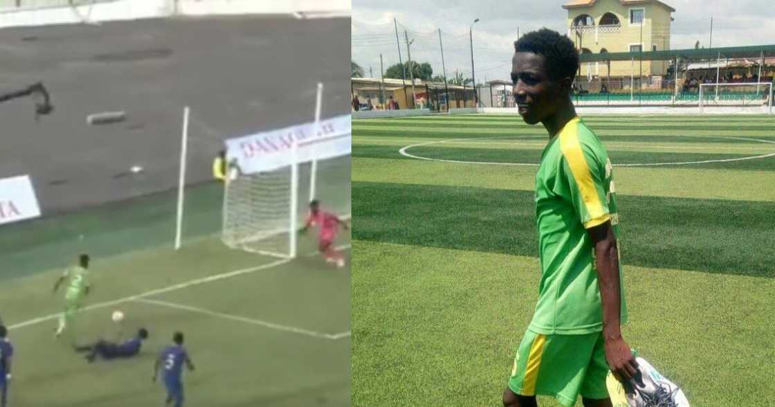 Mizak Asante after a match. SOURCE: Twitter/ @ghanasoccernet Mizak Asante after a match. SOURCE: Twitter/ @ghanasoccernet