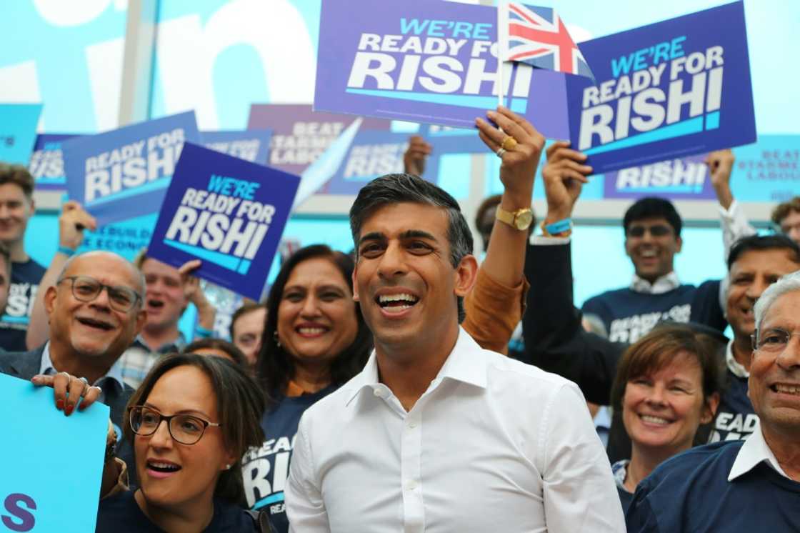 Former finance minister Rishi Sunak was the early frontrunner