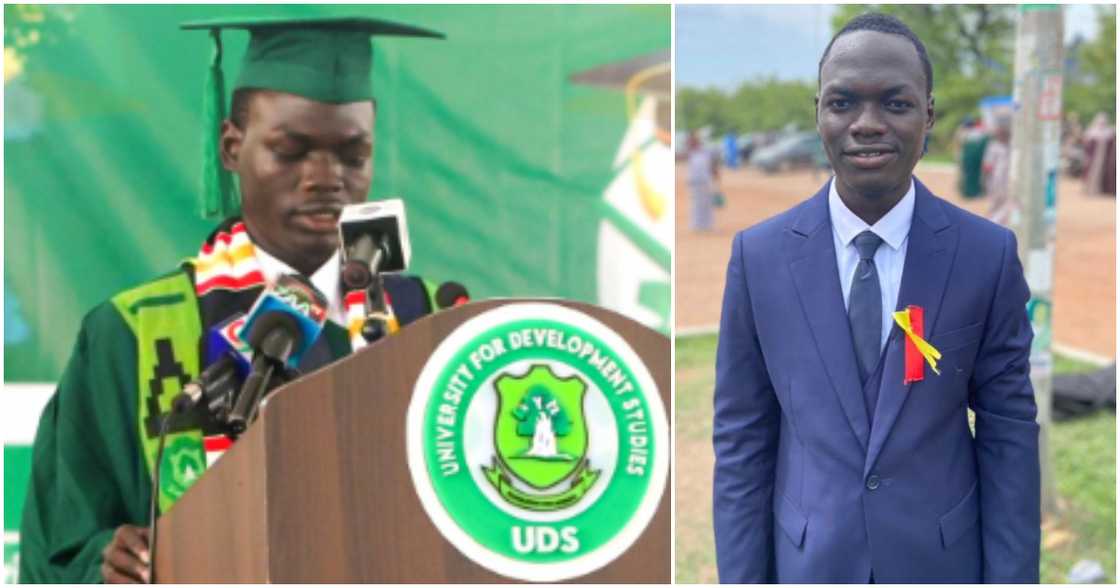 Photos of UDS valedictorian Abdul Rahman Lansah. Photos of UDS valedictorian Abdul Rahman Lansah.
