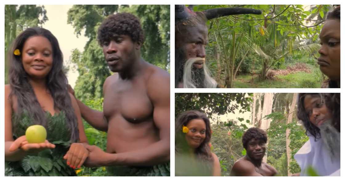 Dr Likee and Bernice Asare star in Ghana's first Adam and Eve movie Dr Likee and Bernice Asare star in Ghana's first Adam and Eve movie