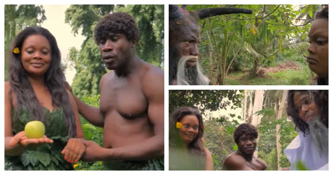 Dr Likee and Bernice Asare star in Ghana's first Adam and Eve movie