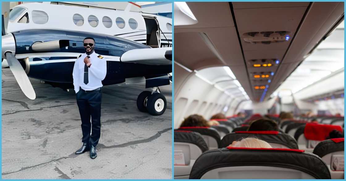 Ghanaian man celebrates as he becomes pilot, flaunts photo Ghanaian man celebrates as he becomes pilot, flaunts photo