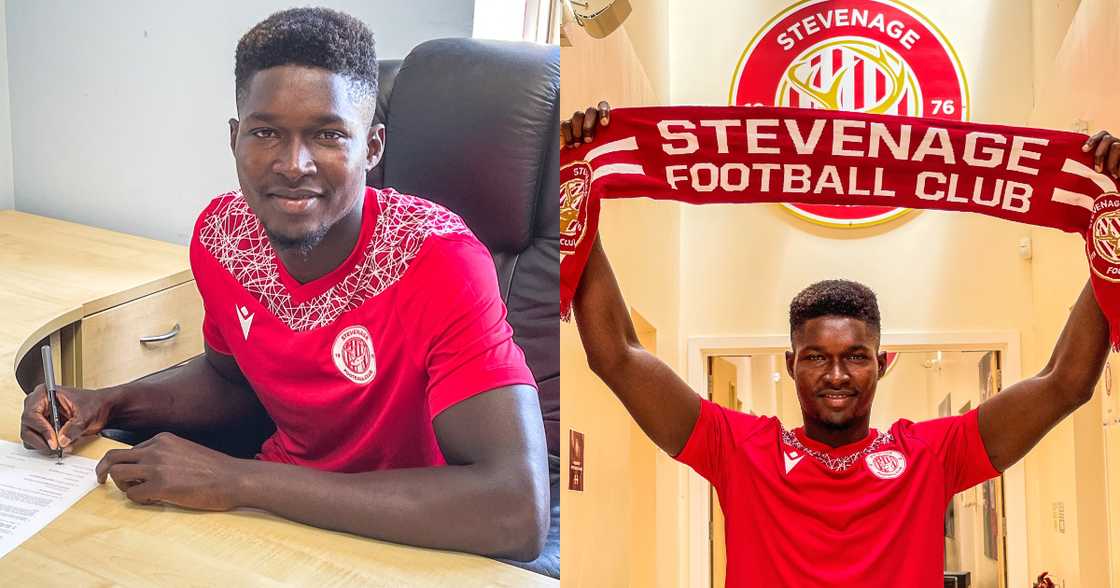 Ghanaian goalkeeper Joseph Anang sigining contract Ghanaian goalkeeper Joseph Anang sigining contract