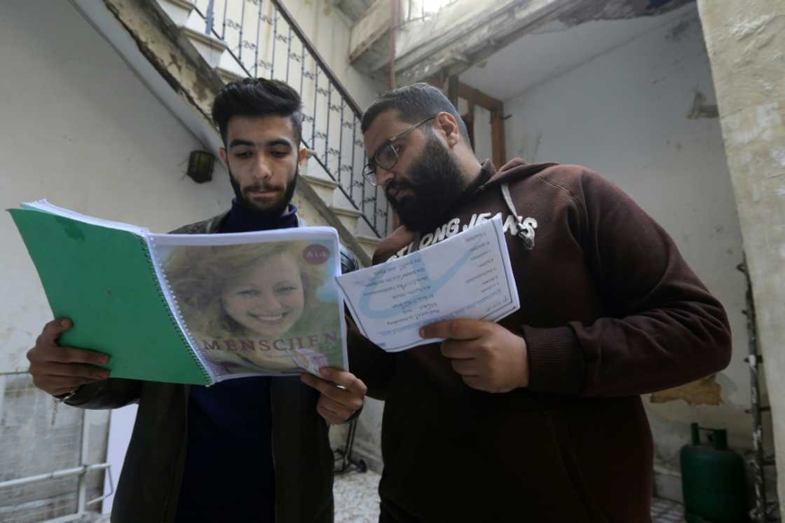 Since the Syrian war broke out in 2011, dozens of new German language centres have sprung up in the country's government-controlled areas Since the Syrian war broke out in 2011, dozens of new German language centres have sprung up in the country's government-controlled areas