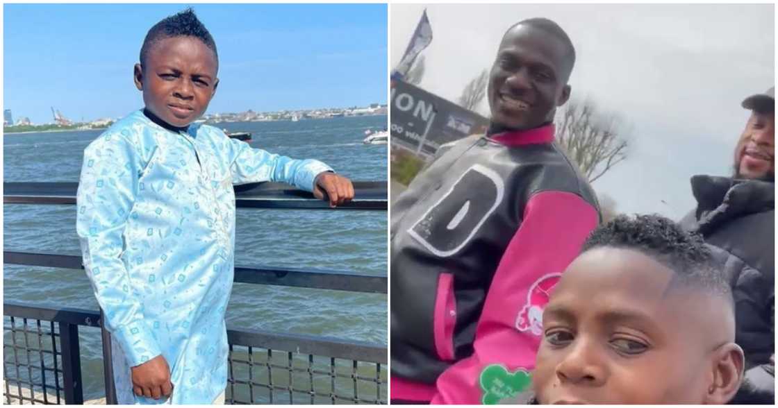 Yaw Dabo and Zionfelix in Paris, France. Yaw Dabo and Zionfelix in Paris, France.