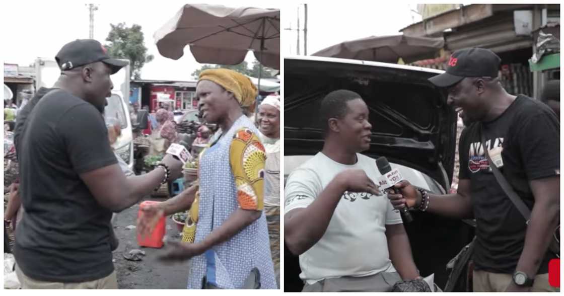 Market woman angry after being asked how much she will take as chop money Market woman angry after being asked how much she will take as chop money