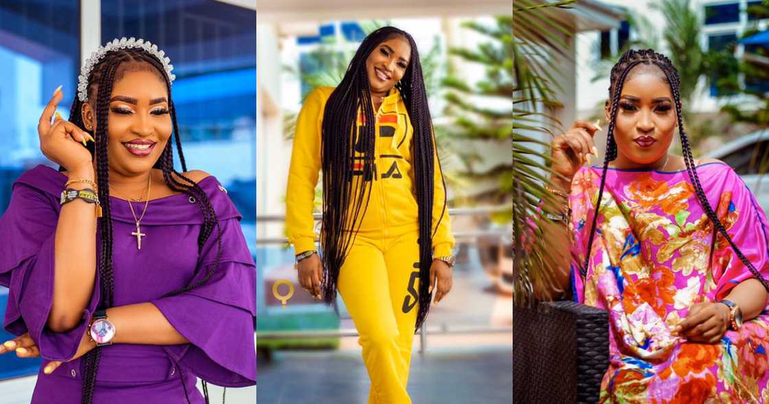 Kamsi: Meet Obofour's pretty translator who has taken over social media with her photos Kamsi: Meet Obofour's pretty translator who has taken over social media with her photos