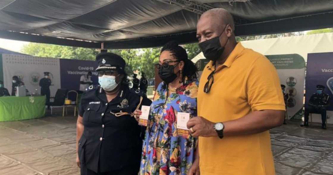 The COVID-19 vaccines are safe; Mahama says as he takes COVID-19 jab The COVID-19 vaccines are safe; Mahama says as he takes COVID-19 jab