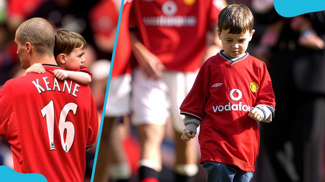 Roy Keane and his son Aidan