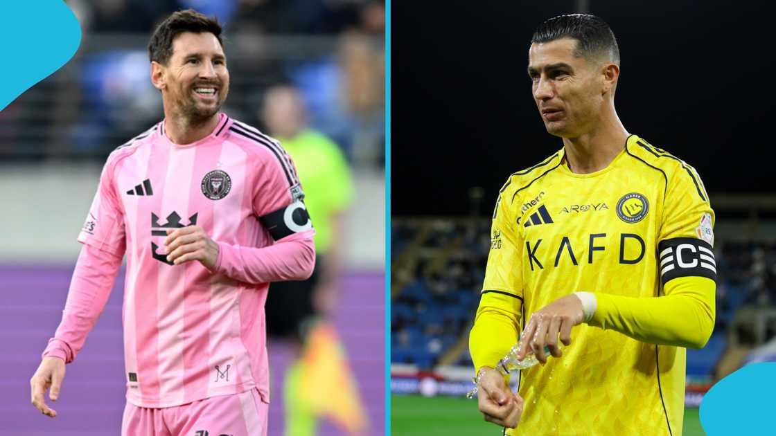 Cristiano Ronaldo, Lionel Messi, Rick Ross, GOAT debate FIFA World Cup 2026, Ballon d'Or, Inter Miami, Al Nassr, career achievements, soccer superstars, MLS Cup, Saudi Pro League. Cristiano Ronaldo, Lionel Messi, Rick Ross, GOAT debate FIFA World Cup 2026, Ballon d'Or, Inter Miami, Al Nassr, career achievements, soccer superstars, MLS Cup, Saudi Pro League.