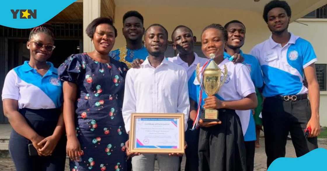 Photo of KNUST team at National Tertiary Statistics Quiz 2023.