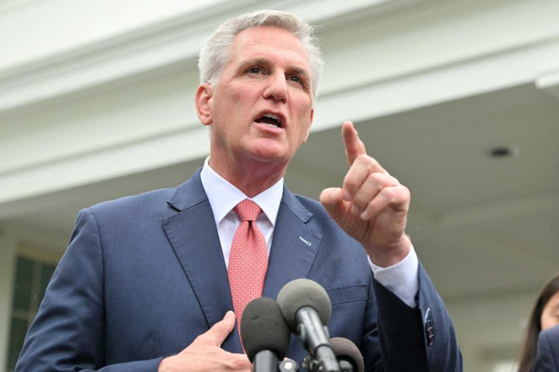 House Speaker Kevin McCarthy said time was running out to raise the debt ceiling. House Speaker Kevin McCarthy said time was running out to raise the debt ceiling.