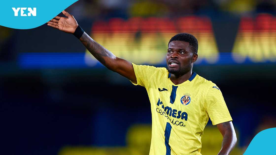 Thomas Partey, Villarreal CF, Aston Villa, Estadio de la Ceramica, Old Bailey, La Liga Thomas Partey, Villarreal CF, Aston Villa, Estadio de la Ceramica, Old Bailey, La Liga
