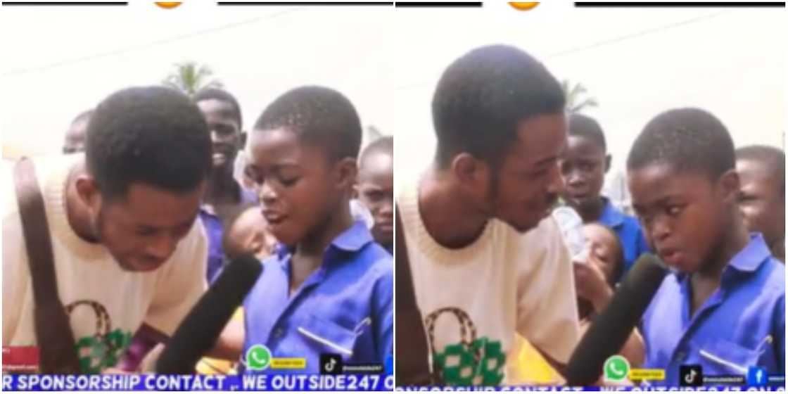 Boy from Adomfe speaks