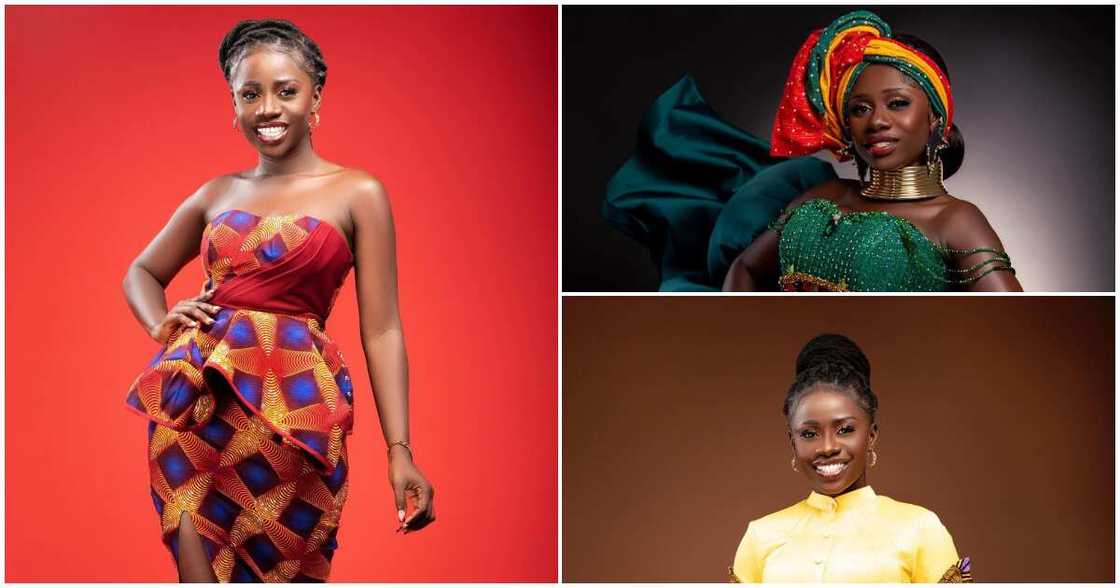 2022 Ghana's Most Beautiful Contestant Amoani Looks Unrecognisable In Stunning Independence Day Photos