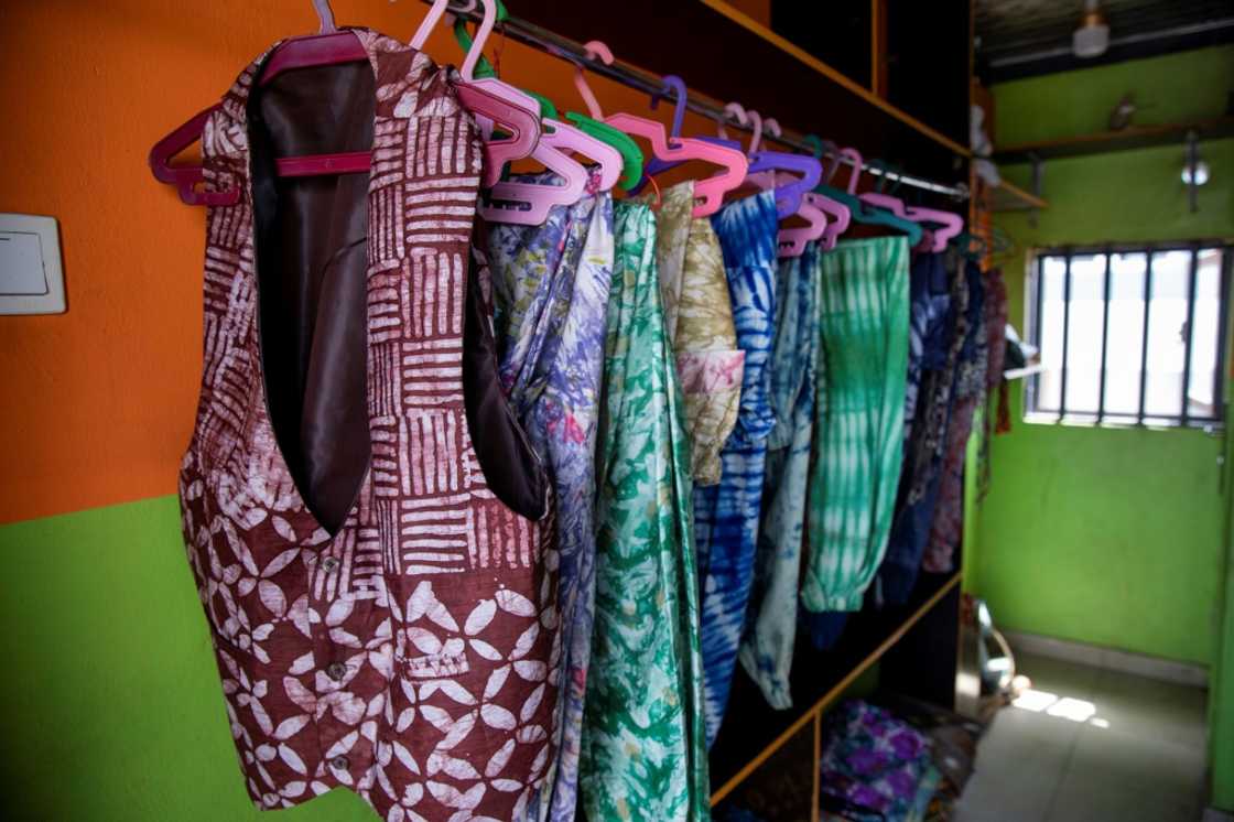 Nigerians often wear adire fabrics on special occasions Nigerians often wear adire fabrics on special occasions