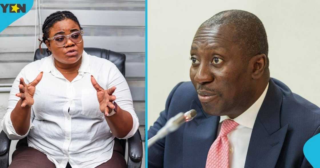 Abigail Akwambea Elorm Mensah, MASLCO CEO, Alexander Afenyo-Markin, Minority Leaders, loan defaulters, Efutu constituency Abigail Akwambea Elorm Mensah, MASLCO CEO, Alexander Afenyo-Markin, Minority Leaders, loan defaulters, Efutu constituency