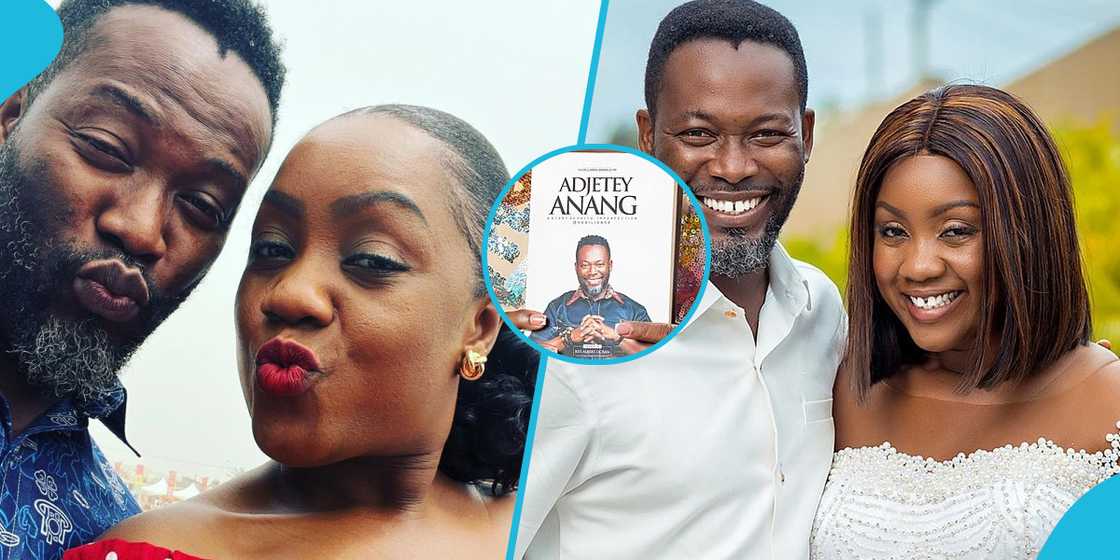 Adjetey Anang and his wife Elorm Adjetey Anang and his wife Elorm