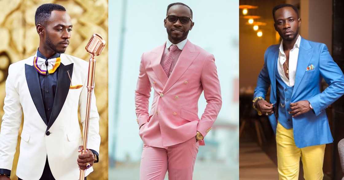 Lady Complains About Okyeame Kwame's Choice of Attire in New Photo