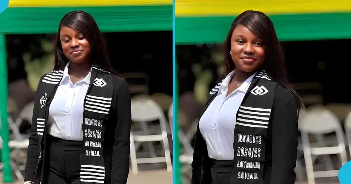 Abigail Agyemang, Ghanaian lady, Hallelujah Challenge, Ghana School of Law, admission. Abigail Agyemang, Ghanaian lady, Hallelujah Challenge, Ghana School of Law, admission.