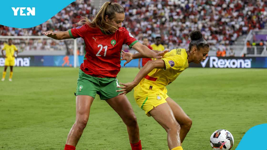 Chantelle Boye-Hlorkah, Black Queens, Ghana, Atlas Lionesses, Morocco, 2024 WAFCON Chantelle Boye-Hlorkah, Black Queens, Ghana, Atlas Lionesses, Morocco, 2024 WAFCON
