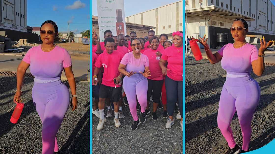 Nana Ama McBrown, Ghandour Ambassador, Ghandour Cosmetics Limited, Health Group, Exercise, Gym wear Nana Ama McBrown, Ghandour Ambassador, Ghandour Cosmetics Limited, Health Group, Exercise, Gym wear
