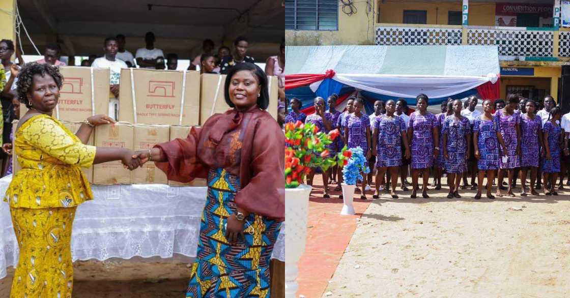 Dorcas Affo Toffey: Fantana's mum & MP for Jomoro Donates 20 Sewing Machines to Tailors & Dressmakers Dorcas Affo Toffey: Fantana's mum & MP for Jomoro Donates 20 Sewing Machines to Tailors & Dressmakers