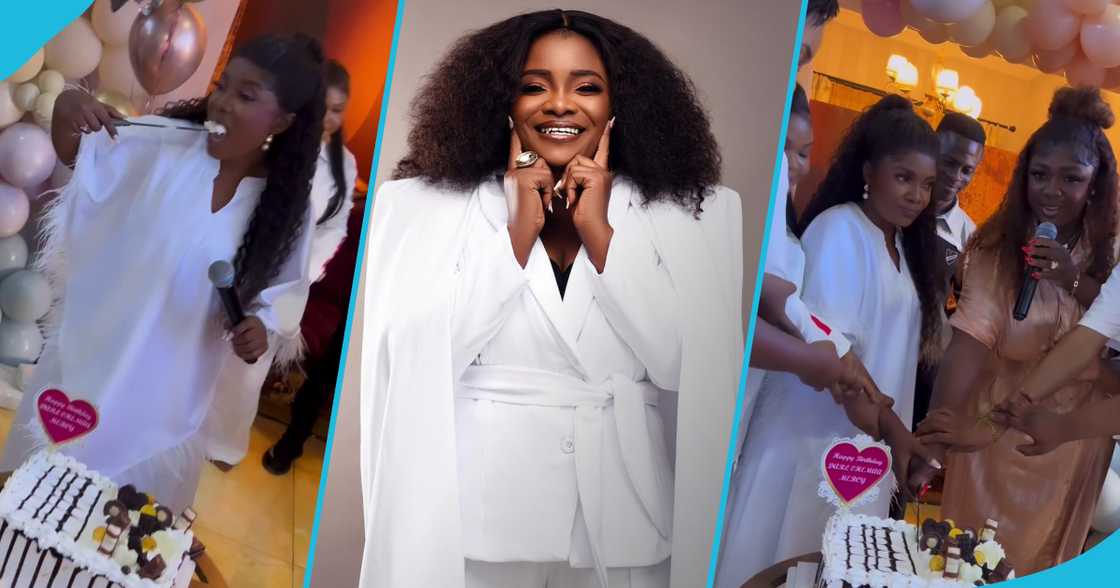 Ohemaa Mercy celebrates her 46th birthday Ohemaa Mercy celebrates her 46th birthday