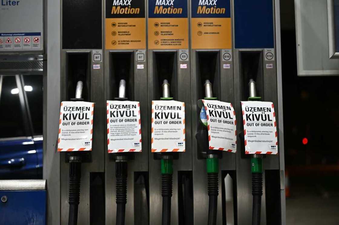 Some petrol stations were out of fuel after panic buying earlier in the day Some petrol stations were out of fuel after panic buying earlier in the day