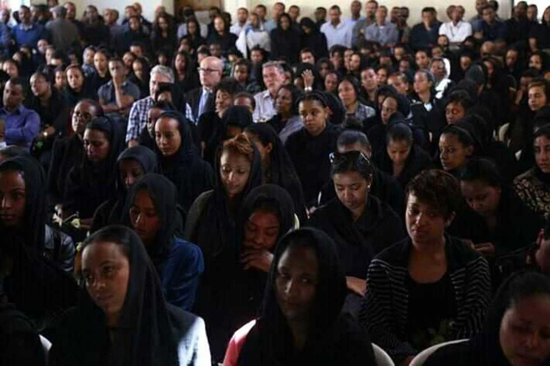Vigil held for airhostesses who died in Ethiopian Airline crash (Photos)