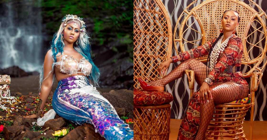 Hajia4reall: Instagram model drops photos dressed like 'maame water' Hajia4reall: Instagram model drops photos dressed like 'maame water'