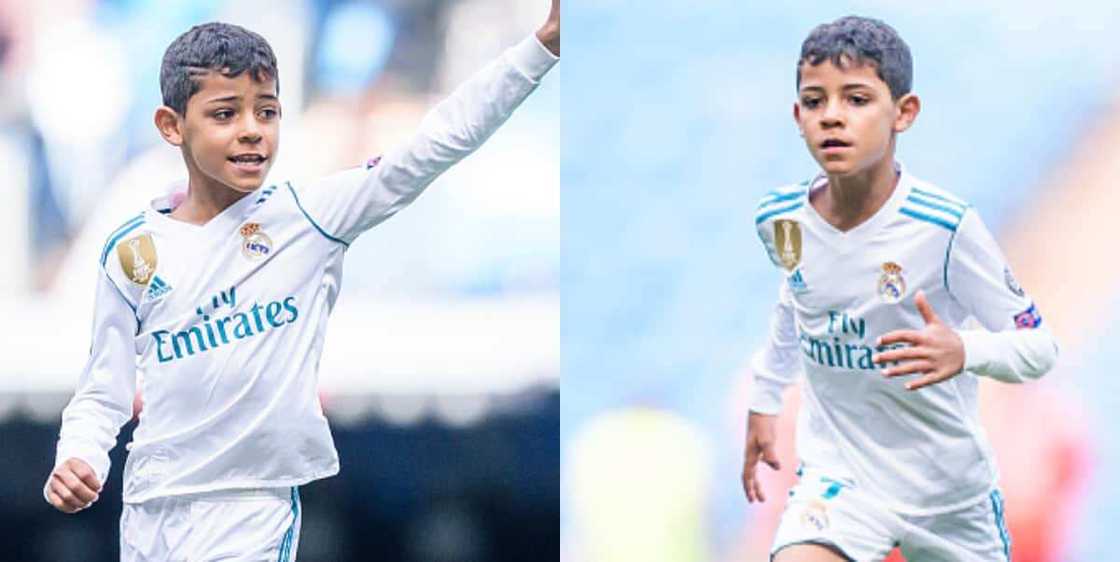 Ronaldo's son set to follow his father's footsteps as he joins Man United academy Ronaldo's son set to follow his father's footsteps as he joins Man United academy